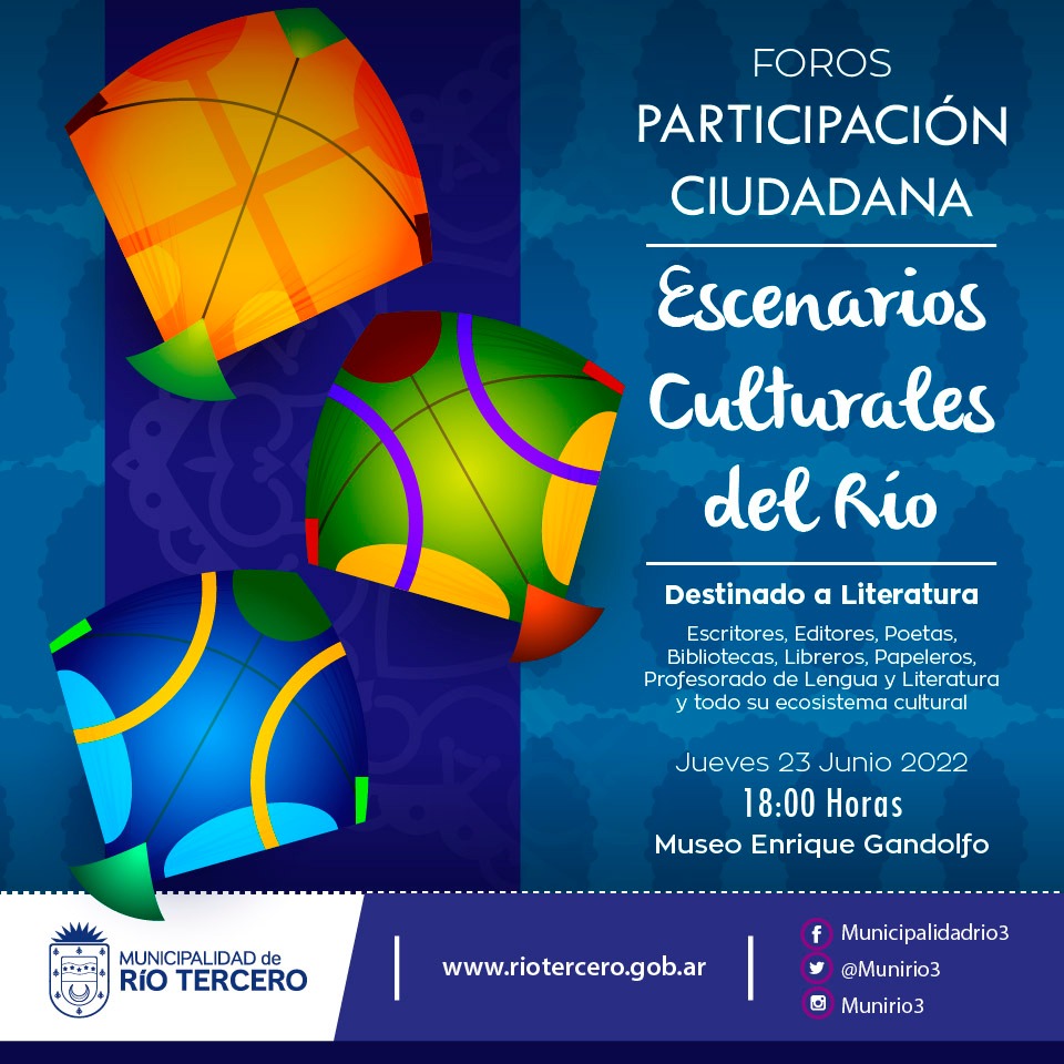 FOROS DE PARTICIPACIÓN CIUDADANA: LE LLEGA EL TURNO A LA LITERATURA
