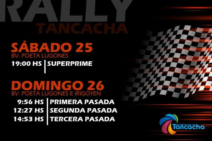 POR CUARTO AÑO CONSECUTIVO SE VIVE EL RALLY REGIONAL EN TANCACHA