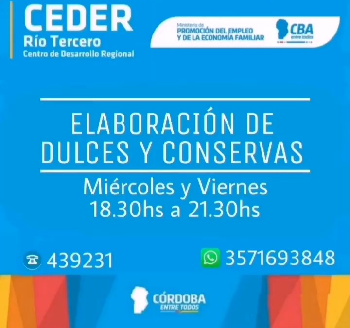 CEDER: REABREN LAS INSCRIPCIONES PARA TRES CURSOS