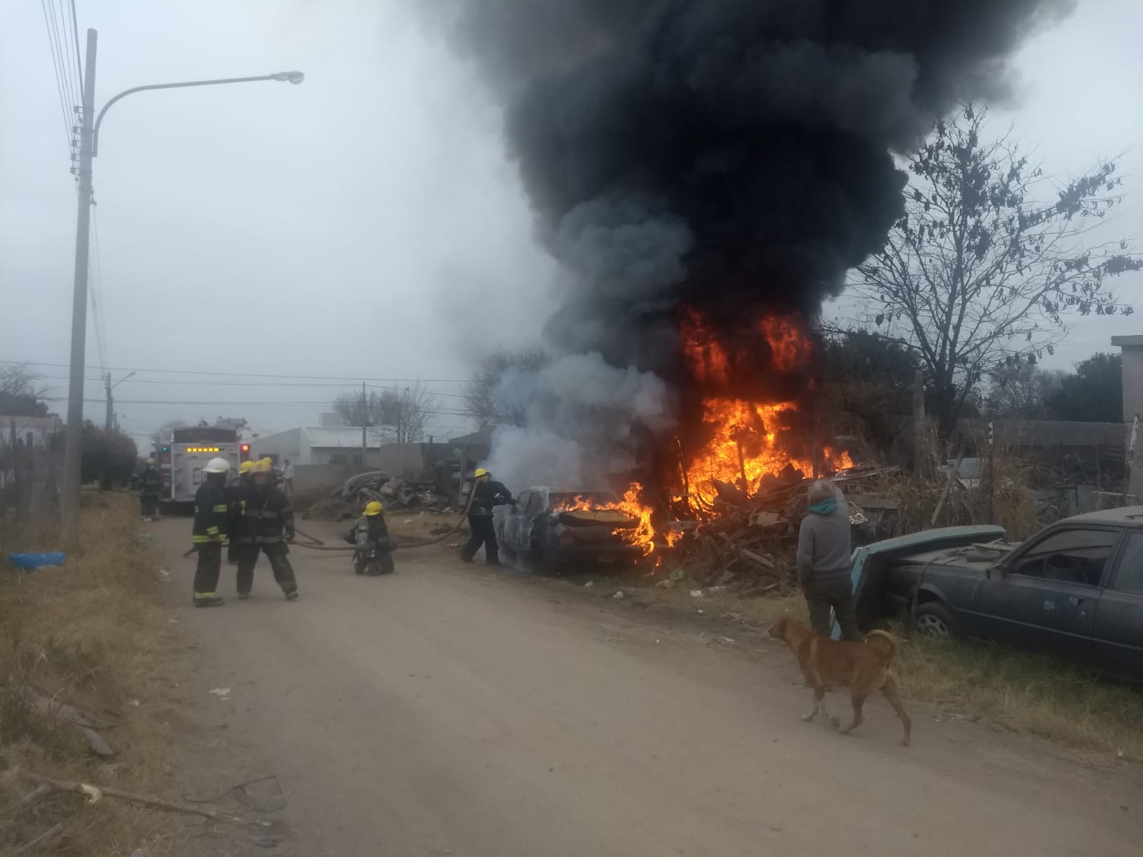 BOMBEROS SÓLO INTERVINO EN UN INCENDIO ESTE FIN DE SEMANA