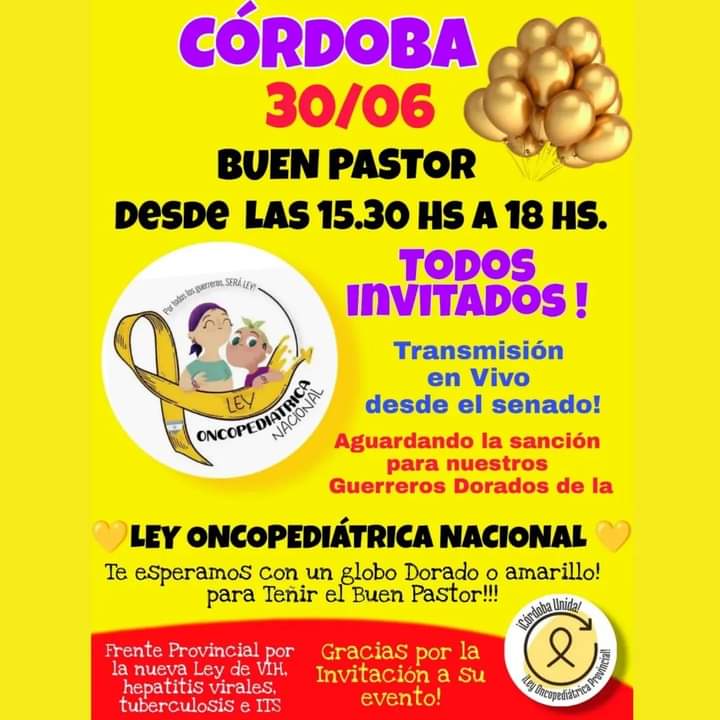 MADRES CORDOBESAS EN BUENOS AIRES A LA ESPERA DE LA APROBACIÓN DE LA LEY ONCOPEDIÁTRICA