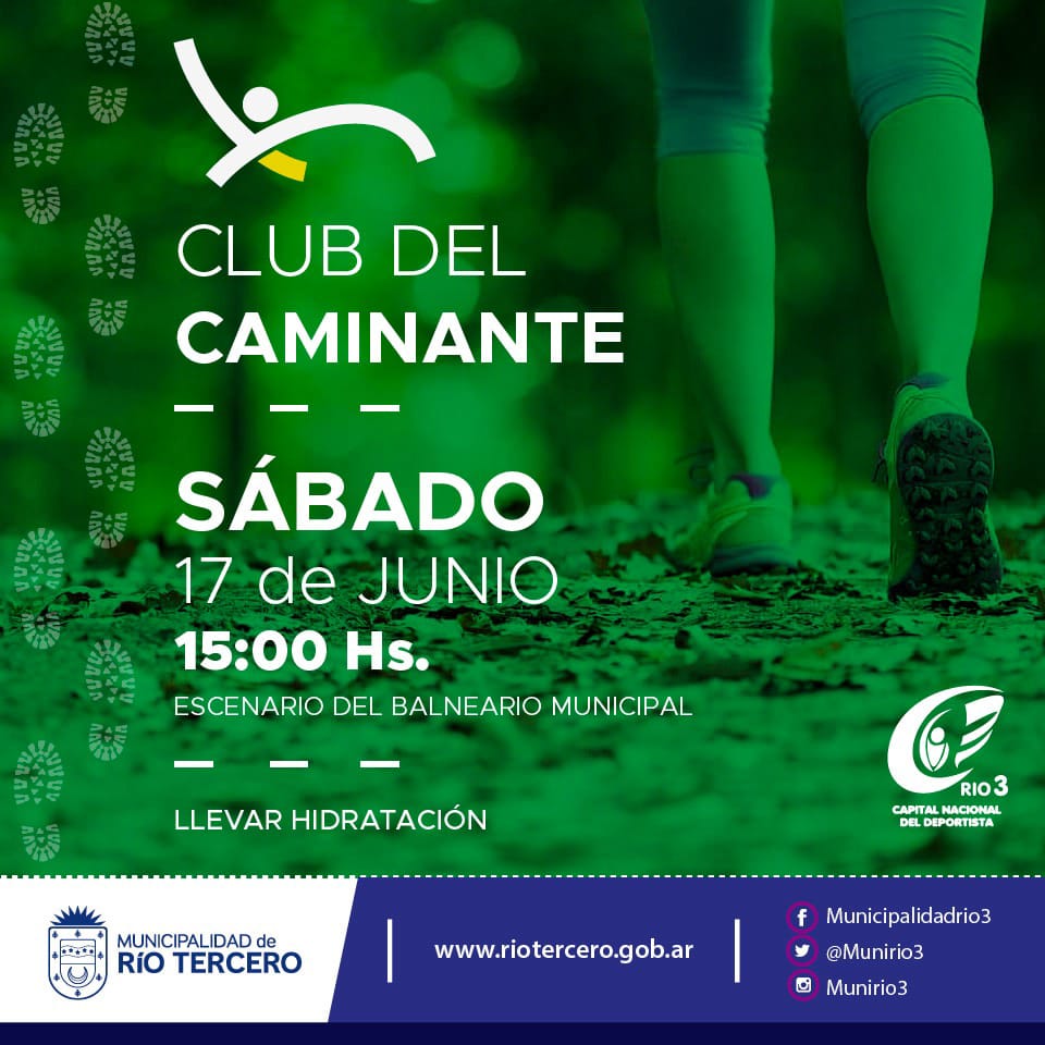 ESTE SÁBADO SE REALIZA UNA NUEVA ACTIVIDAD DEL CLUB DEL CAMINANTE