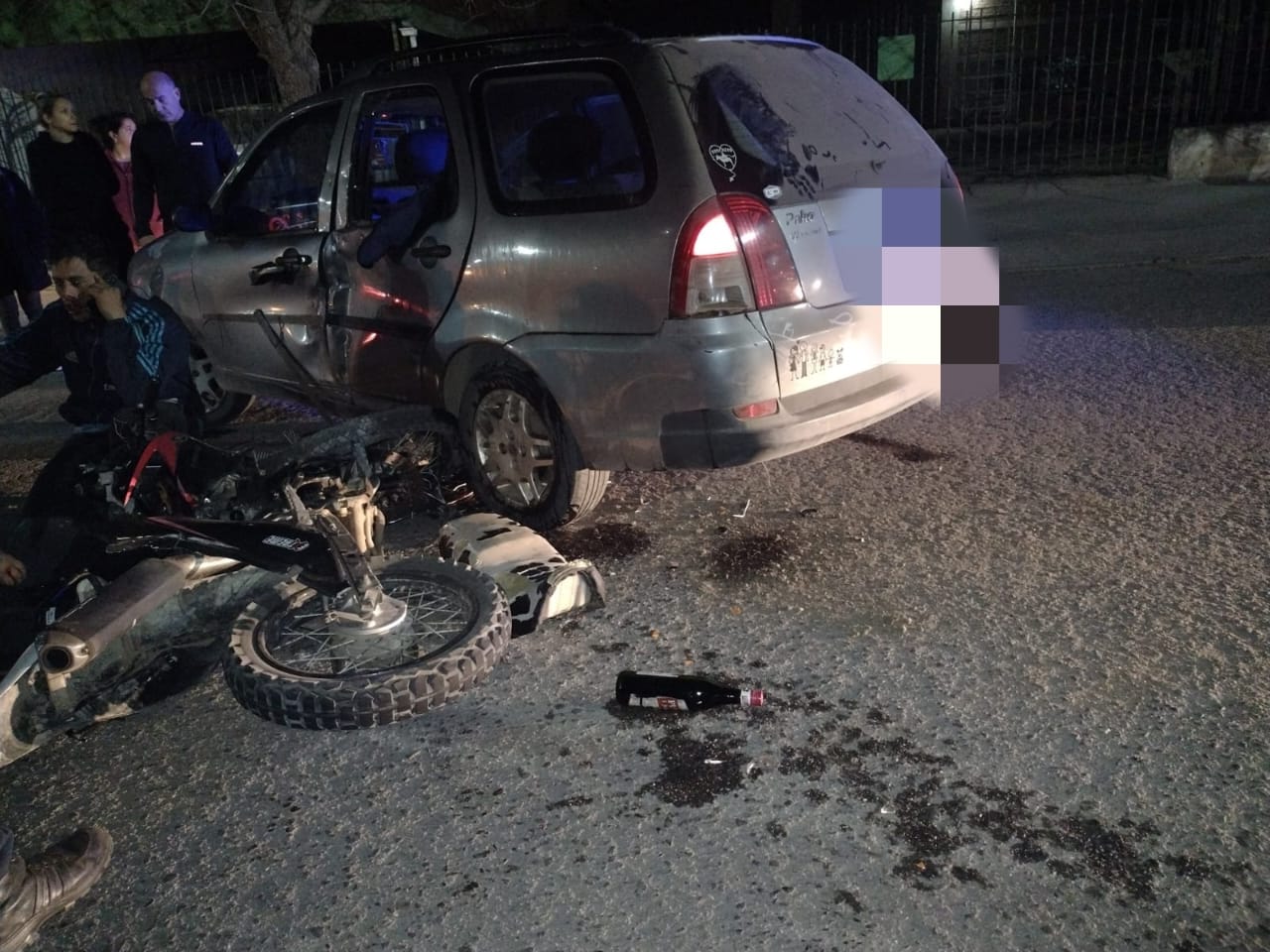 PARTE POLICIAL: ACCIDENTE DE TRÁNSITO ENTRE VEHÍCULO Y MOTOCICLETA 
