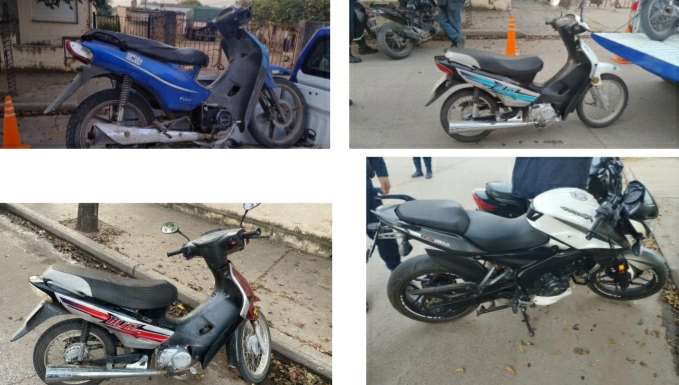 Parte policial: Secuestro de motocicletas por diferentes infracciones 
