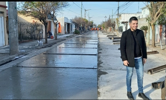 Marcos Ferrer: seguiremos avanzando en la repavimentación