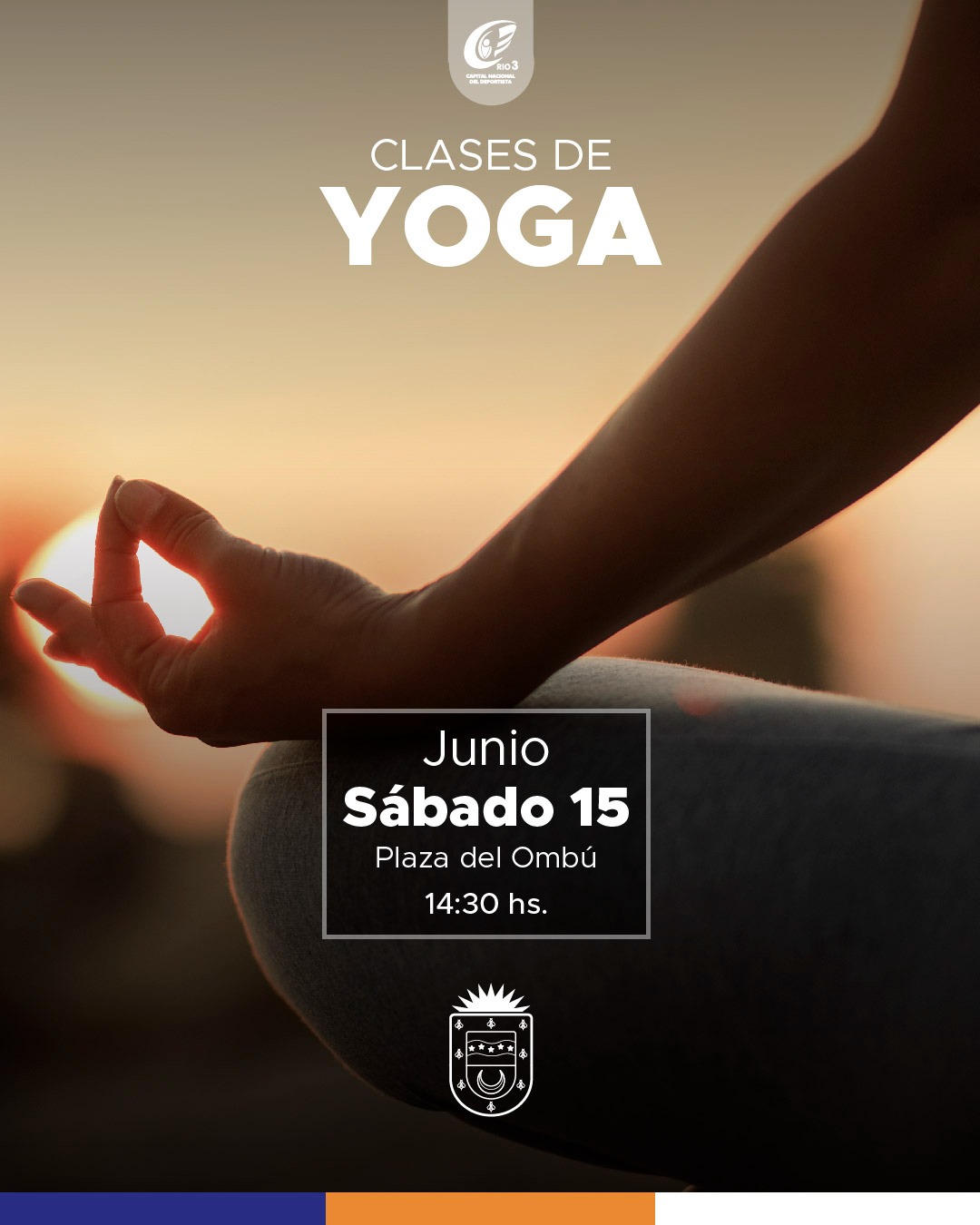 Este sábado habrá clases de yoga en la Plaza del Ombú