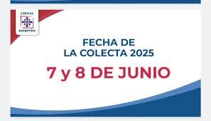 Colecta de Cáritas este fin de semana, 7 y 8 de junio
