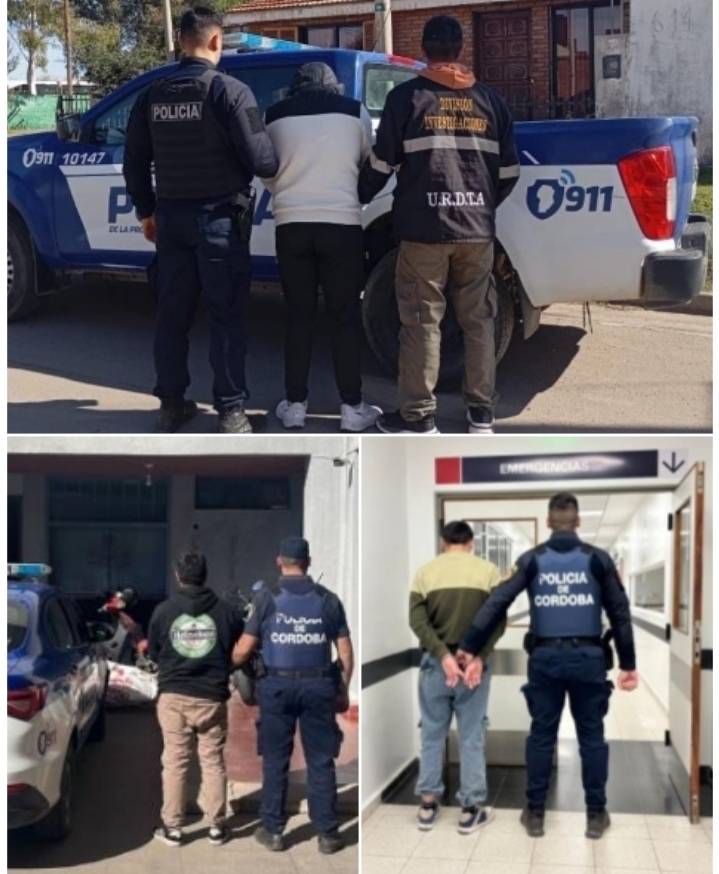 Parte policial: Tres aprehendidos por robo, violencia familiar y conducción peligrosa