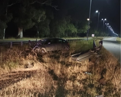 Parte policial: Conductor alcoholizado protagonizó accidente en Ruta 6 