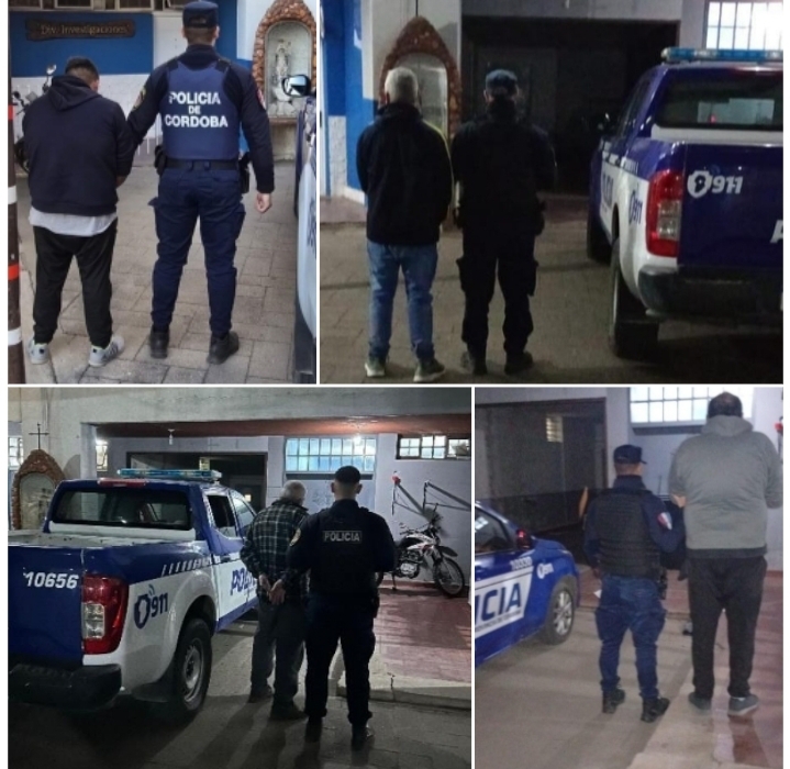 Parte policial:  Cinco aprehendidos por violencia familiar, desobediencia judicial y conducción en estado de ebriedad