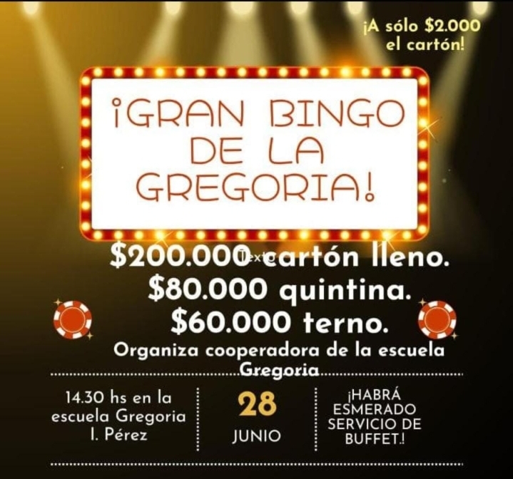 La Escuela Gregoria Ignacia Pérez organiza bingo solidario para mejorar tecnología y calefacción
