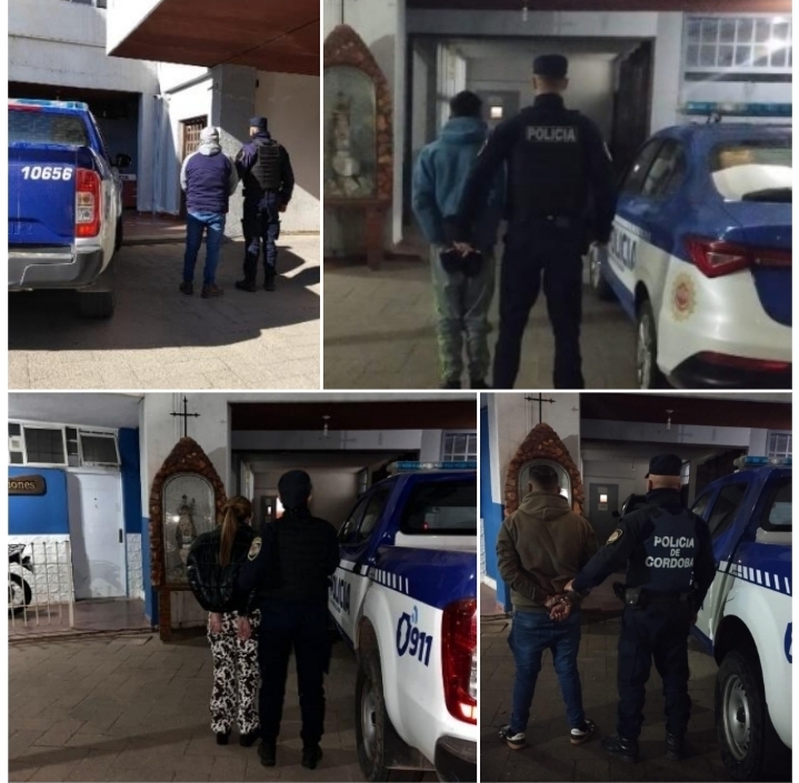Diversos operativos en Río Tercero dejaron detenidos por violencia familiar, conflictos en la vía pública y pedido judicial