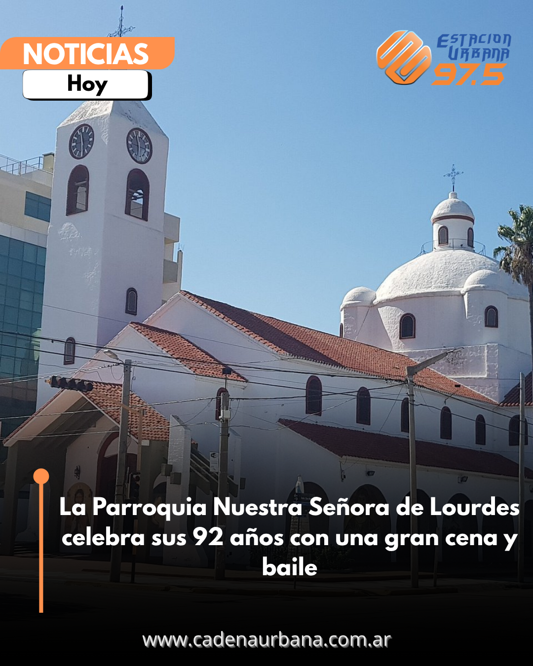 La Parroquia Nuestra Se&ntilde;ora de Lourdes celebra sus 92 a&ntilde;os con una gran cena y baile