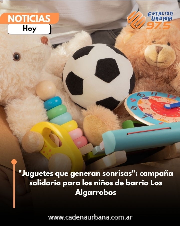 Juguetes que generan sonrisas: campa&ntilde;a solidaria para los ni&ntilde;os de barrio Los Algarrobos
