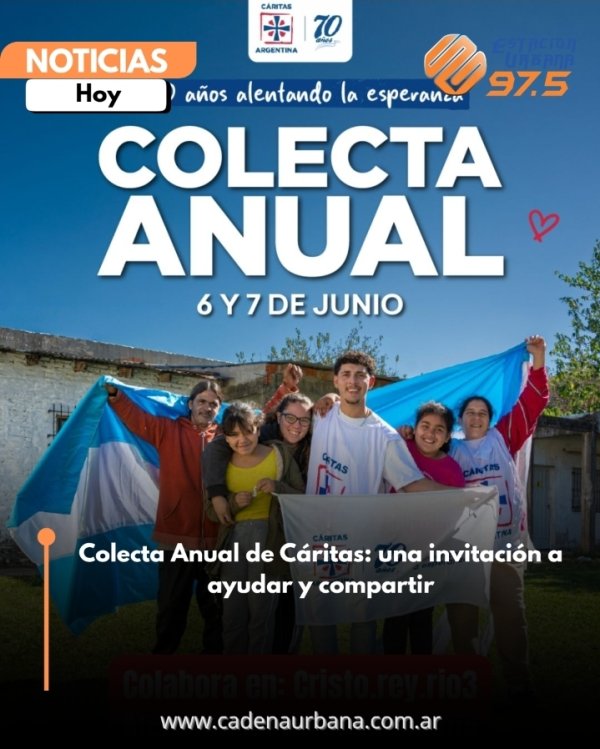 Colecta Anual de C&aacute;ritas: una invitaci&oacute;n a ayudar y compartir