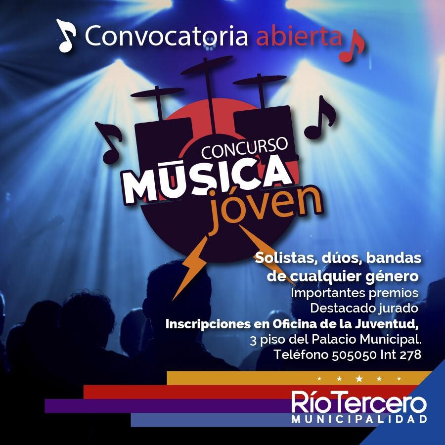 Desde la Direcci&oacute;n de la Juventud convocan a J&oacute;venes para un "Concurso M&uacute;sica Joven"