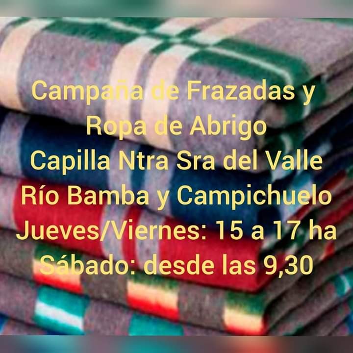 C&aacute;ritas lleva a cabo una Campa&ntilde;a para juntar Frazadas y ropa de abrigo