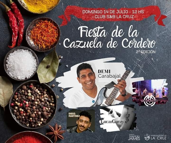  LA CRUZ TIENE HOY LA 2&deg; FIESTA DE LA CAZUELA DE CORDERO
