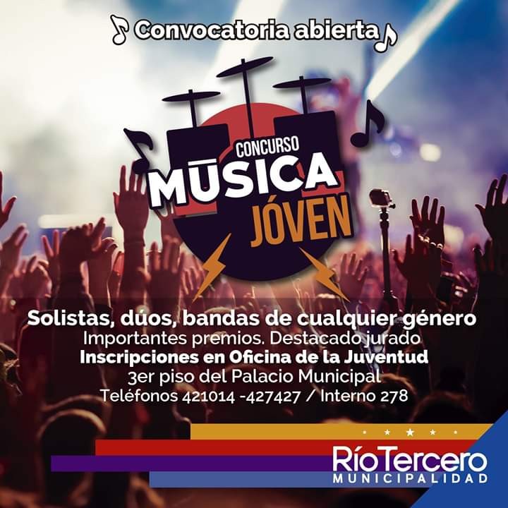 HASTA EL VIERNES 26 HAY TIEMPO PARA PARTICIPAR DEL CONCURSO M&Uacute;SICA J&Oacute;VEN