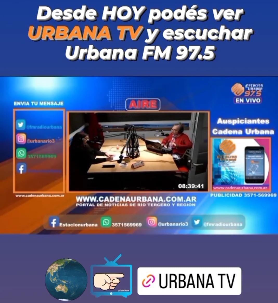 RADIO URBANA TV: DE RÍO TERCERO AL MUNDO A TRAVÉS DE LA IMAGEN