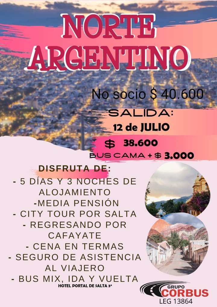 ESPACIO DEL CIRCULO DE JUBILADOS Y PENSIONADOS RÍO TERCERO JUEVES 7 DE JULIO