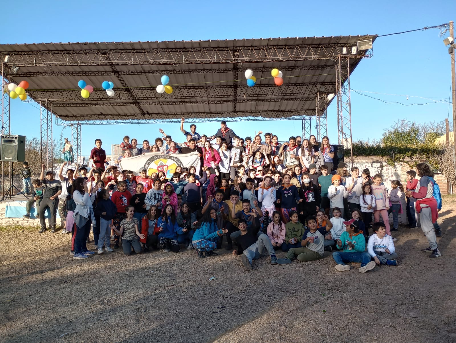 Integrantes del Batallón 59 del Ceferino Namuncurá recibieron a exploradores de distintos puntos de la provincia