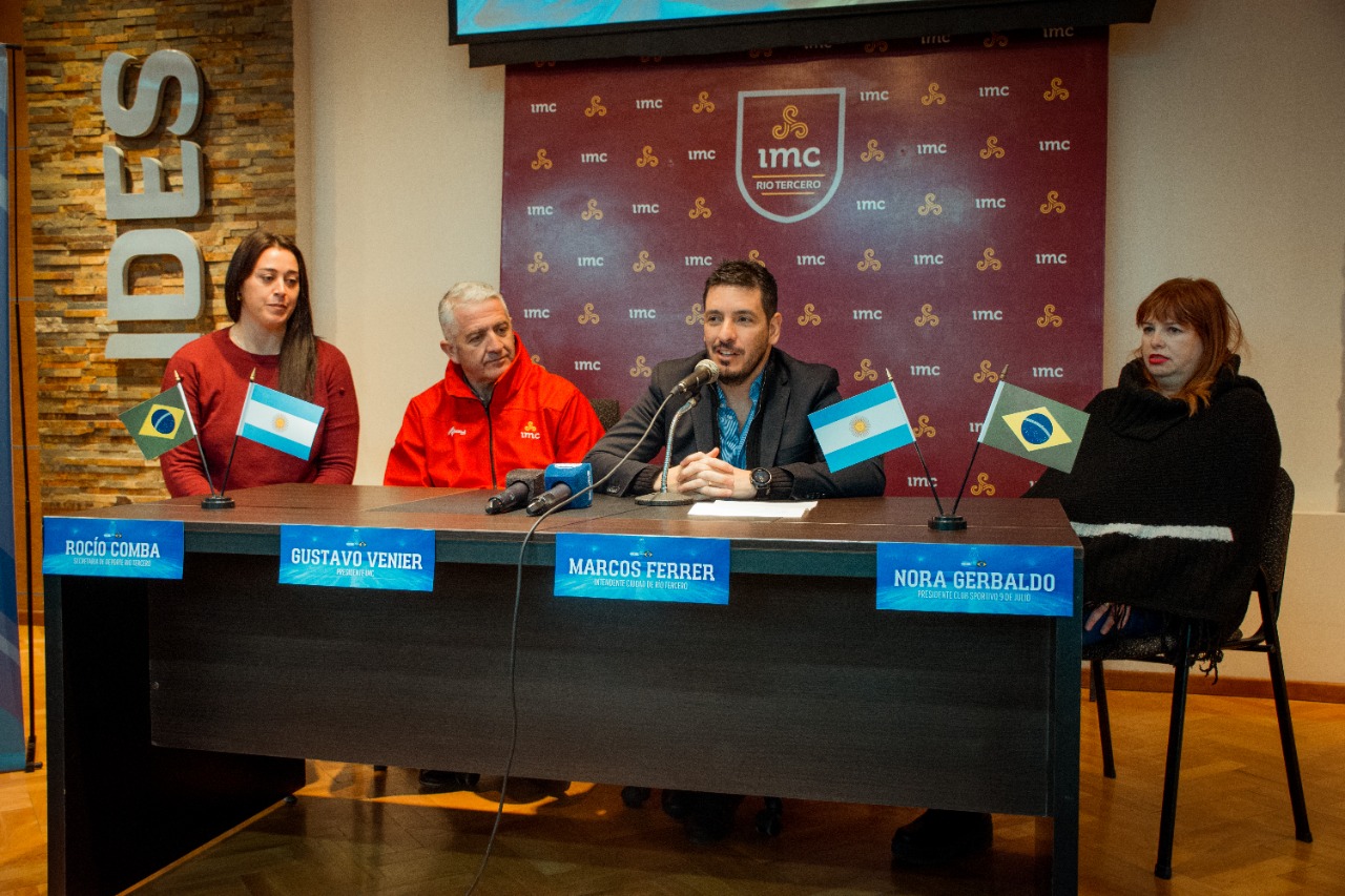 RÍO TERCERO SERÁ SEDE DE LOS PARTIDOS DE VÓLEY SUB-21 DE ARGENTINA Y BRASIL