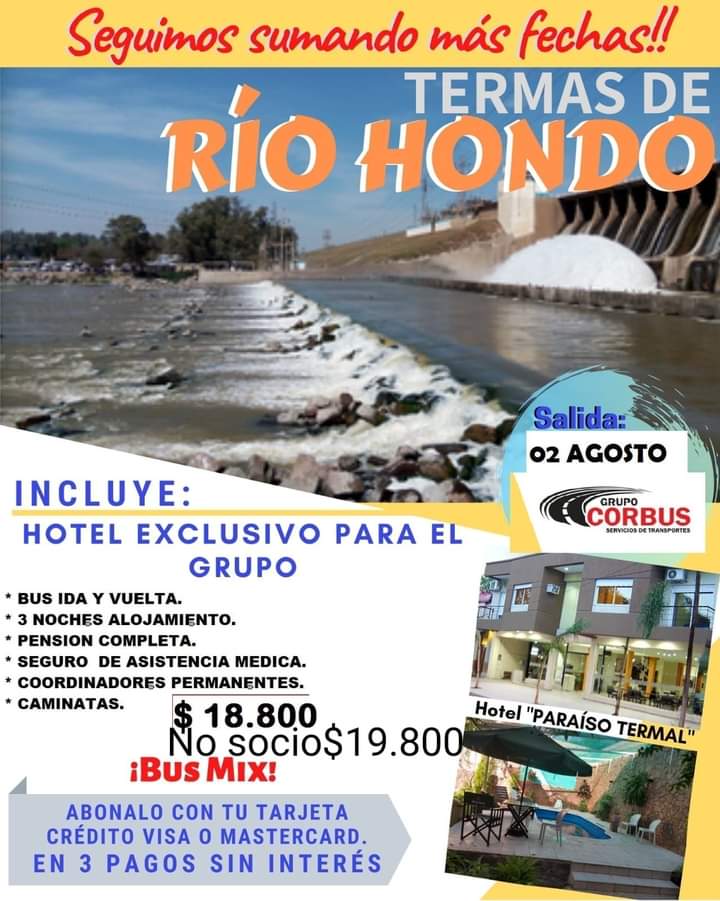 ESPACIO DEL CIRCULO DE JUBILADOS Y PENSIONADOS RÍO TERCERO JUEVES 14 DE JULIO