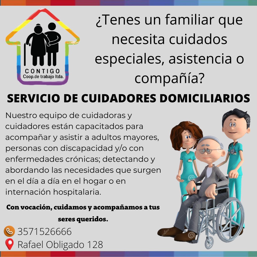 SE CREÓ EN NUESTRA CIUDAD UNA COOPERATIVA DE CUIDADORES DOMICILIARIOS