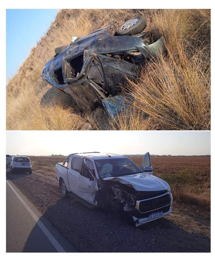 ACCIDENTE CON LESIONADOS EN RUTA N° 2