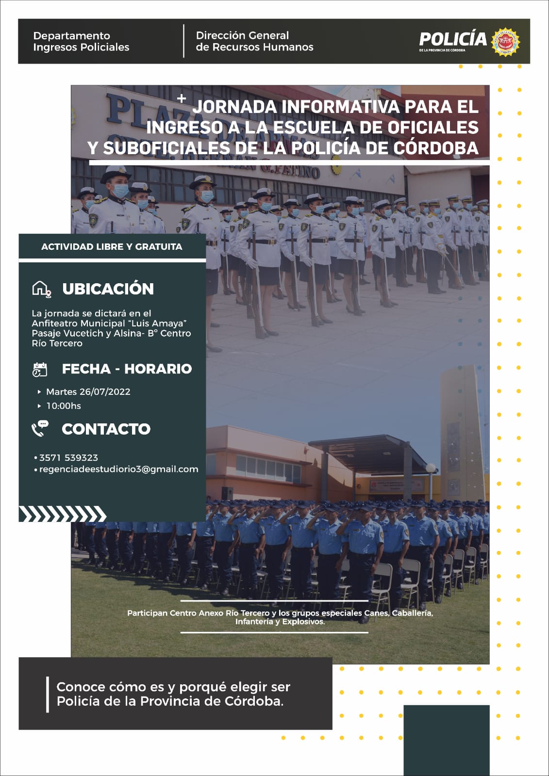 JORNADA INFORMATIVA DE LA POLICÍA DE LA PROVINCIA