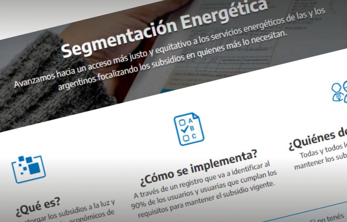 SUBSIDIOS DE TARIFAS: A PARTIR DE MAÑANA REABRIRÍAN LA INSCRIPCIÓN ON LINE
