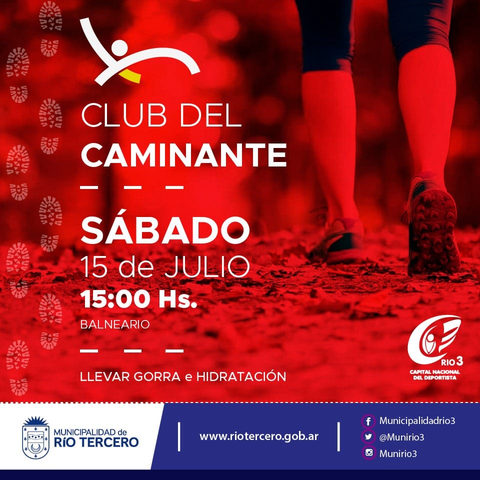 MAÑANA SÁBADO SE REALIZA UNA NUEVA ACTIVIDAD DEL CLUB DEL CAMINANTE
