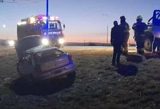 UNA MUJER DE NUESTRA CIUDAD TUVO UN ACCIDENTE EN AUTOVÍA ALMAFUERTE- RÍO TERCERO