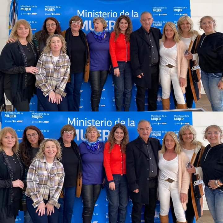 PECHO LÓPEZ JUNTO A PARTE DE SU EQUIPO VISITARON EL POLO DE LA MUJER EN CÓRDOBA 