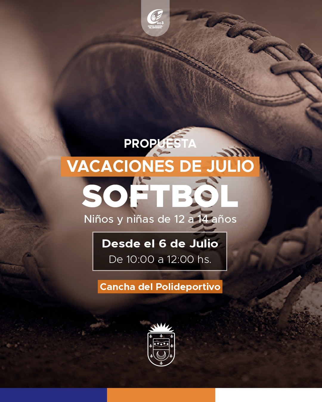 Aprende softbol en el Polideportivo Municipal 