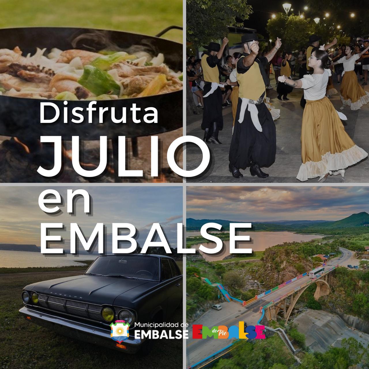 Embalse lanzó su propuesta turística y cultural para las vacaciones de Julio