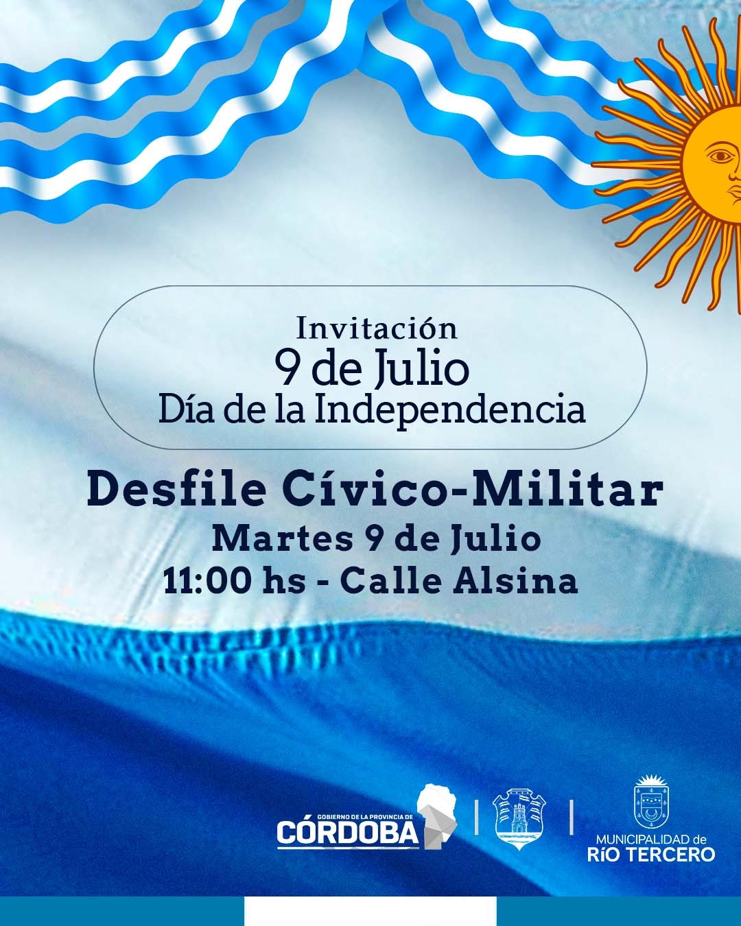 Acto y desfile cívico militar en este 208° Aniversario de nuestra Independencia