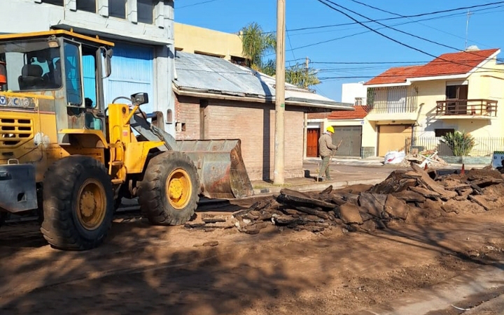 Se inició la repavimentación de Scalabrini Ortiz 