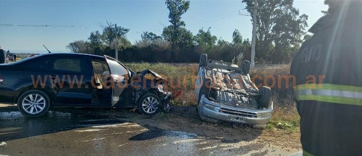 La mujer accidentada tiene fractura de muñeca pero está estable