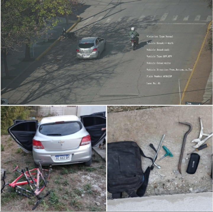 Por el rol crucial de las cámaras de seguridad de la Municipalidad y del Centro de Monitoreo se realizó la captura de tres delincuentes que habían cometido un robo.