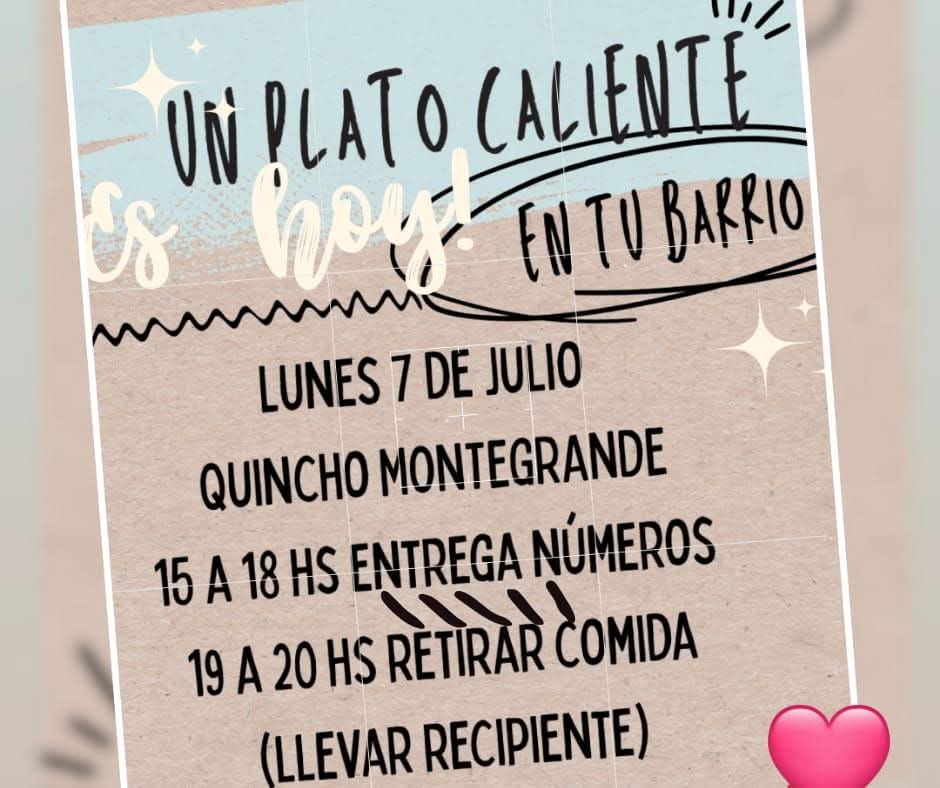 Un plato caliente en tu barrio: solidaridad que nace desde la cocina