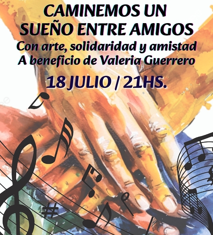 Caminemos un sueño entre amigos: un encuentro solidario para ayudar a Valeria Guerrero a mejorar su calidad de vida
