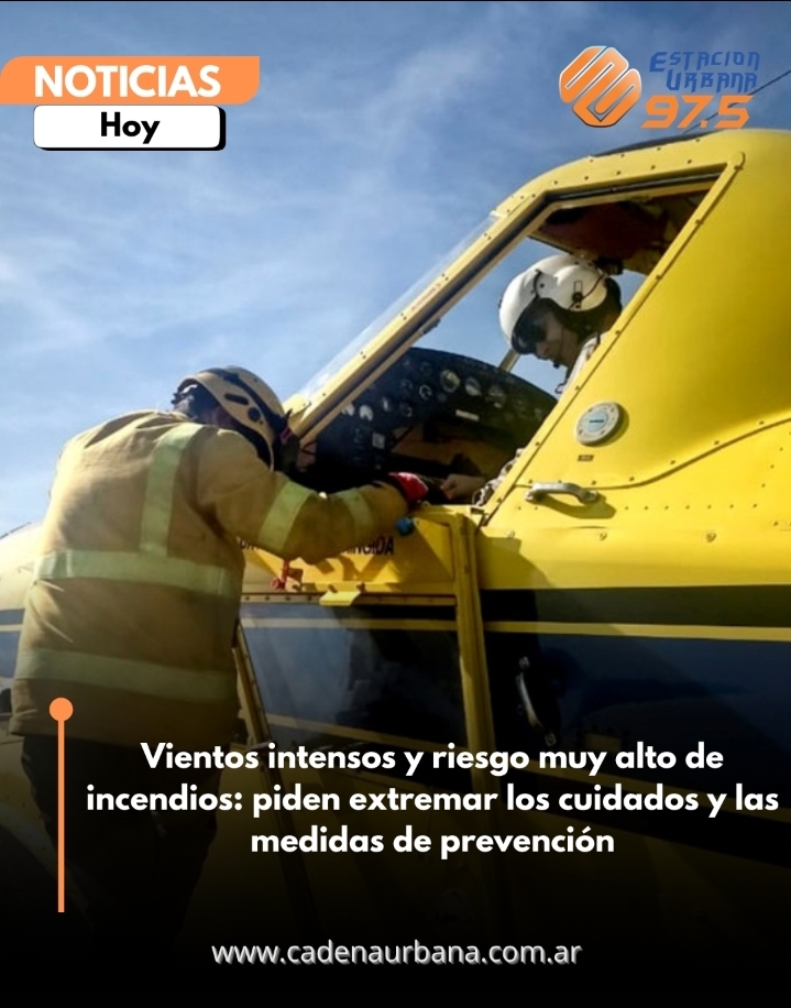 Vientos intensos y riesgo muy alto de incendios: piden extremar los cuidados y las medidas de prevenci&oacute;n