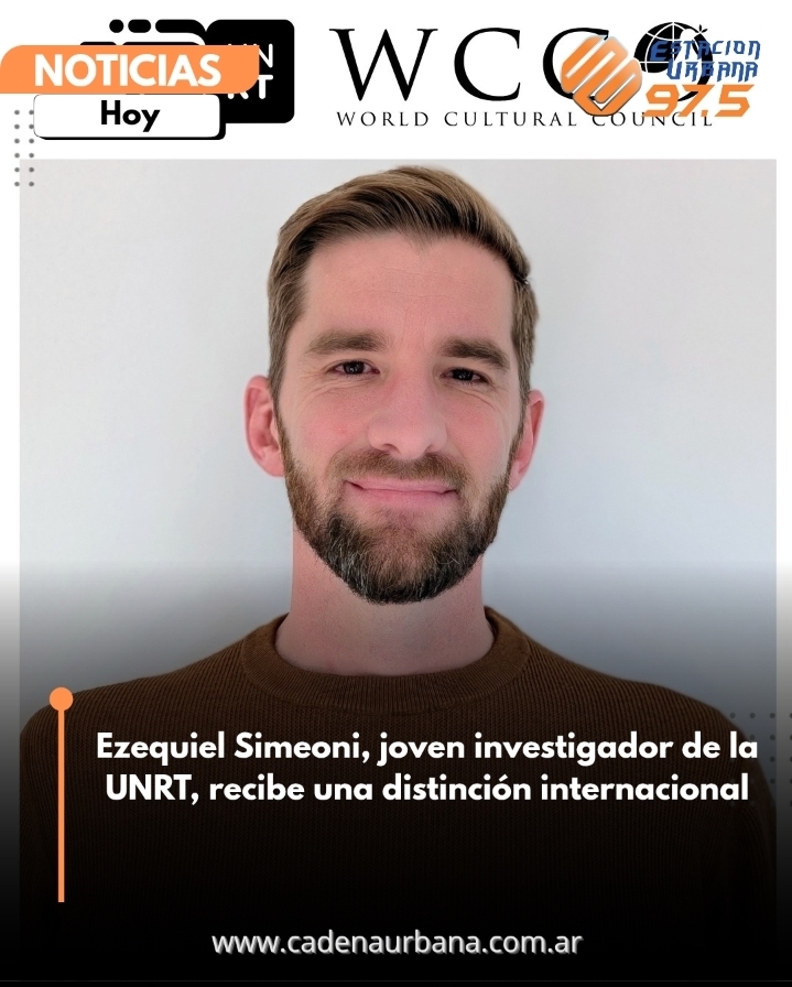 Ezequiel Simeoni, joven investigador de la UNRT, recibe una distinci&oacute;n internacional