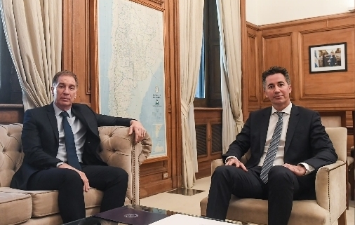 Diego Santilli recibi&oacute; en Casa Rosada a Manuel Calvo, jefe de Gabinete de C&oacute;rdoba
