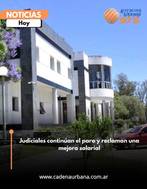 Judiciales contin&uacute;an el paro y reclaman una mejora salarial