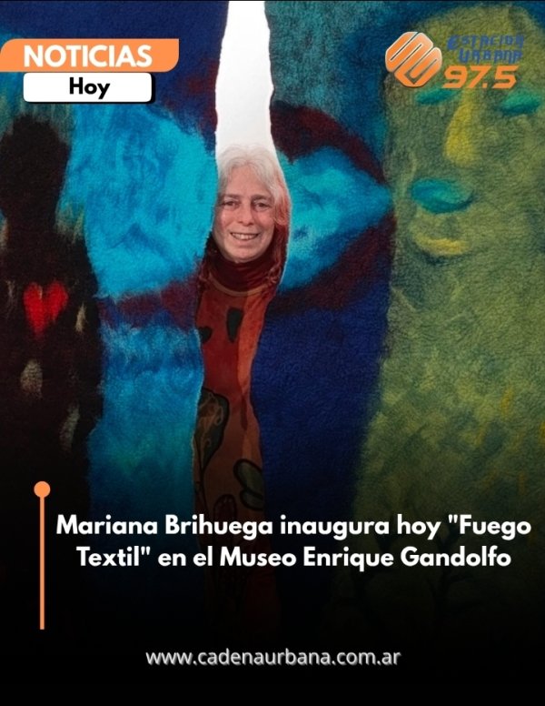 Mariana Brihuega inaugura hoy *Fuego Textil* en el Museo Enrique Gandolfo
