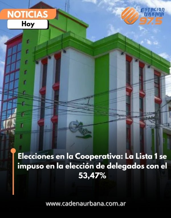 La Lista 1 se impuso en la elecci&oacute;n de delegados con el 53,47%