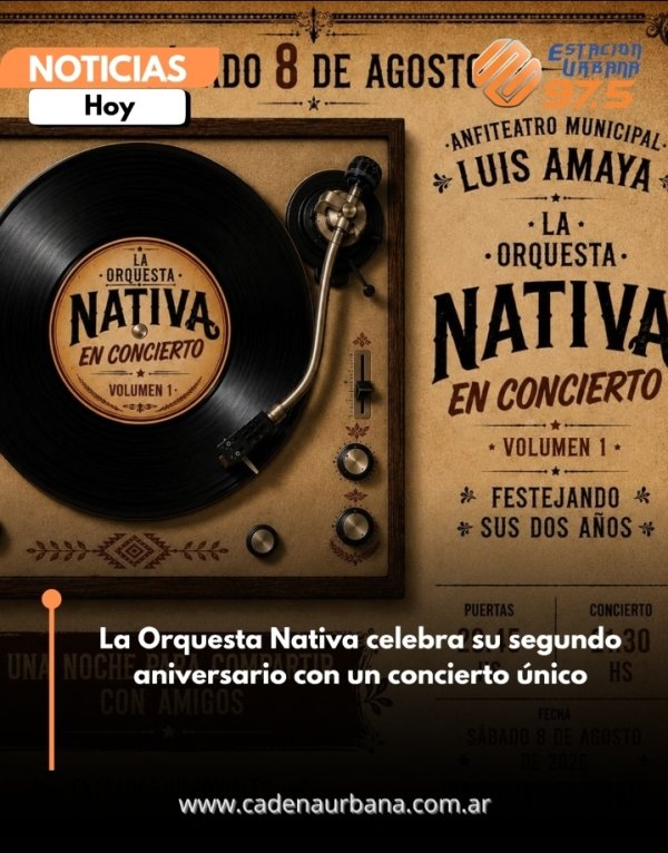 La Orquesta Nativa celebra su segundo aniversario con un concierto &uacute;nico